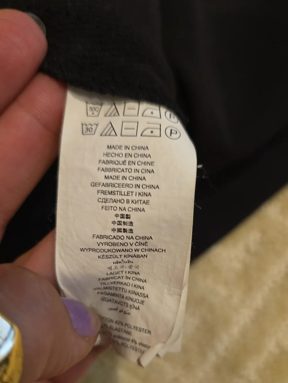 Michael Kors Black Stretch Ponte Jeggings with Gold Accents, Size S